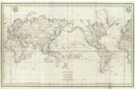 Karte der Expedition oder Reise von De la Perouse im Jahre 1788