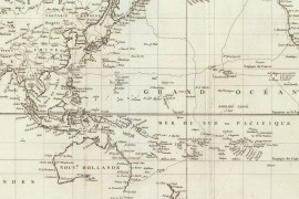 Karte der Expedition oder Reise von De la Perouse im Jahre 1788