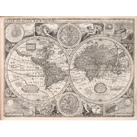 Welt im Jahr 1651 welkarten
