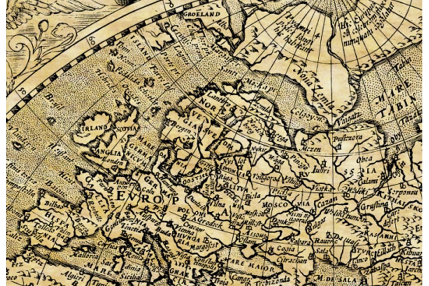 Alte welt landkarten