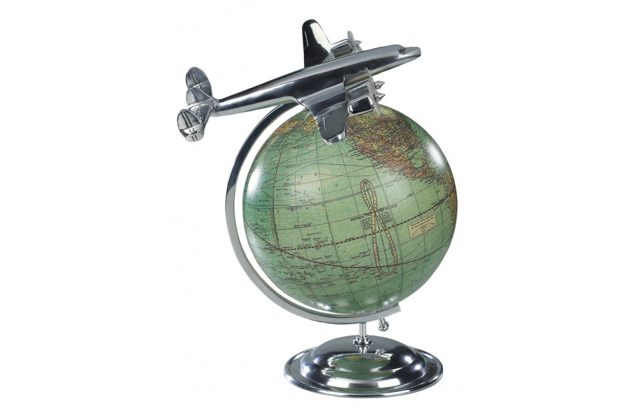 1950 Vintage Earth Globe "An der Spitze der Welt"