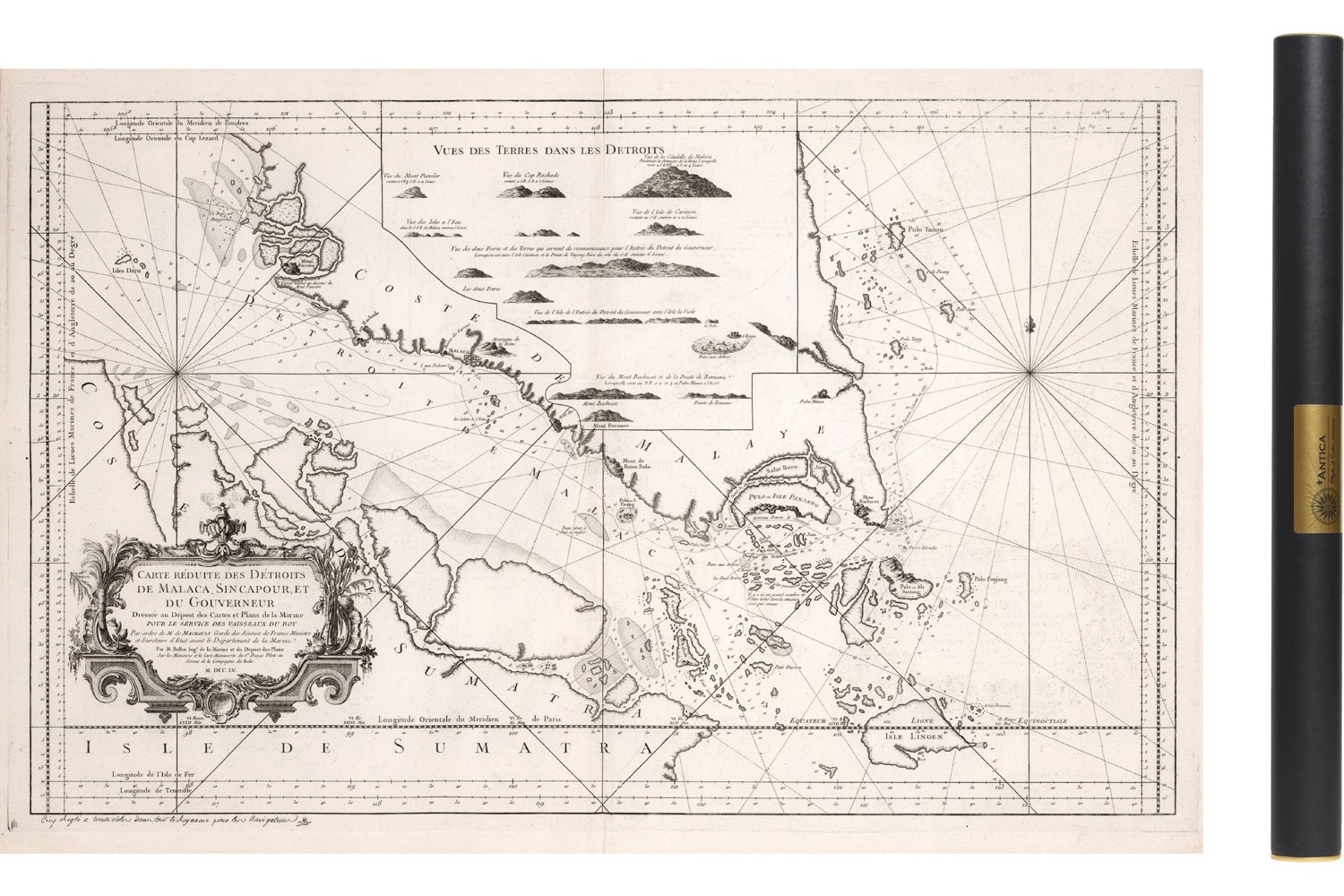 Straße von Singapur und Malakka 1755