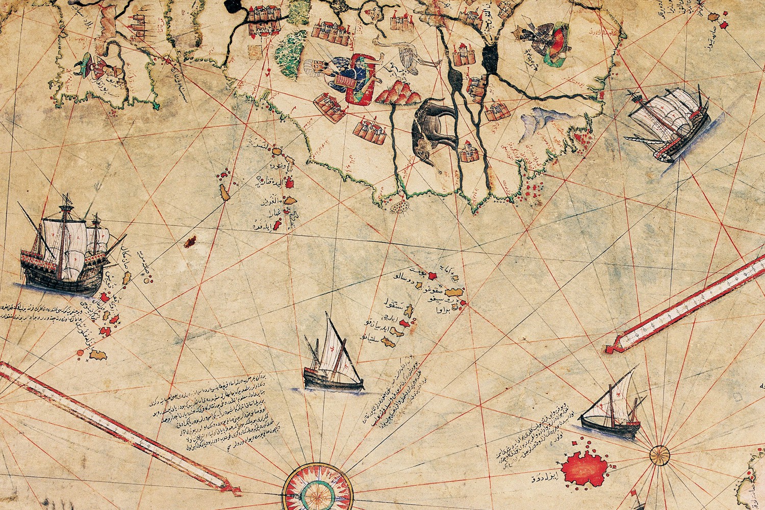 Карта перерейса 1513 год